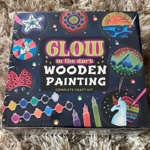 Glow in the Dark Wooden Painting Craft Kit